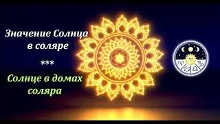 Значение Солнца в соляре. Солнце в домах соляра