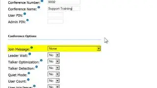 2 7 How to Configure Conference Bridges