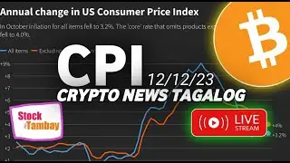 CPI RESULT BTC LIVE ACTION 12/12/23 CRYPTO NEWS TAGALOG