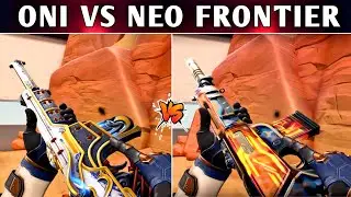 ONI Phantom VS NEO FRONTIER Phantom Comparison || Which One Is The Best Phantom Skin In Valorant ||
