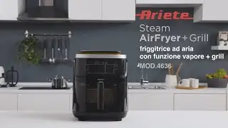 Steam Air Fryer Grill - Friggitrice ad aria con vapore - Ariete 4636
