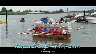 Sloeproeiwedstrijd Respec op de Lek Culemborg 2024