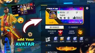 HOW TO ADD YOUR OWN PROFILE PICTURE 😱 IN FREE FIRE 🔥| UPDATE YOUR OWN AVATAR | FREE FIRE NEW EVENT