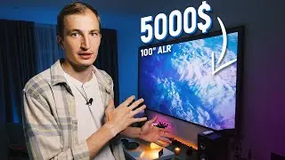 МОЙ ИДЕАЛЬНЫЙ ДОМАШНИЙ КИНОТЕАТР В 2021: ALR экран и проектор