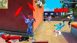 Handle 1 Vs 4 Situation In match 🔥|| Aimbot Settings On Mobile⚡📲 Asus Rog 3☘️ FreeFire Highlights🔥