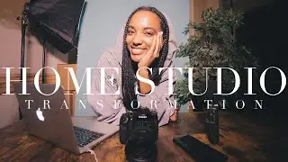 HOME PHOTO STUDIO TRANSFORMATION | DIY PHOTO/VIDEO STUDIO MAKEOVER!
