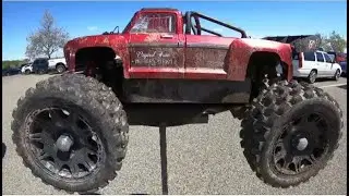 "BIG Red" ARRMA Outcast 8s Rips Sacramento Valley RC Fest!!!