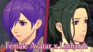 Female Avatar x Linhardt Support Conversation Rank C / B / A ★ Fire Emblem Warriors: Three Hopes