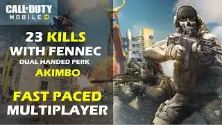 Call of Duty Mobile | 23 Kills with Fennec Dual Handed akimbo Perk (Fast Paced Gamplay)