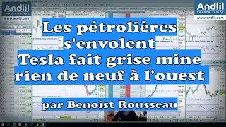 Les pétrolières s'envolent, Tesla fait grise mine, rien de neuf à l'ouest par Benoist Rousseau