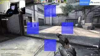 DOMEY GETS THE WRONG CROSSHAIR trainwreckstv Counter Strike  Global Offensive Top Clip by s0ul tv