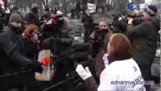 Комендант А. Зинченко и Н. Прудникова: 