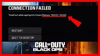 How to FIX Black Ops 7 Connection Failed Travis Rilea | BO7 Travis Rilea