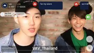 180415 #VAV App Live Chat with #Baron & #StVan