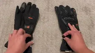 IRON JIA'S Motorcycle Gloves Winter Cold Weather Warm Touchscreen Waterproof