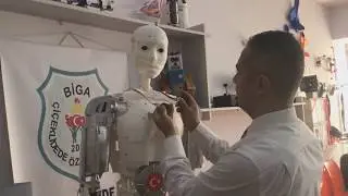 InMoov Robot Eye Mechanism Yapımı ( Göz mekanizmasının yapımı ve yerine yerleştirilmesi ) 8. video
