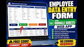 Build an Employee Data Entry Form with Google Sheets & Apps Script