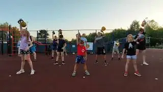 День рождения гиревого спорта 2023.08.10 праздничная уличная тренировка клуба 