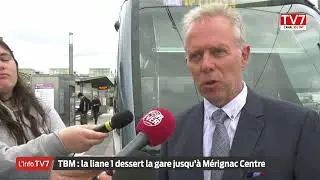 TBM : la liane 1 dessert la gare jusqu'à Mérignac Centre