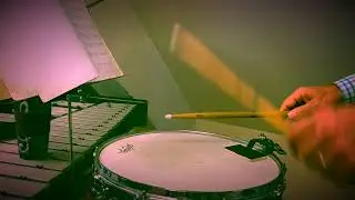 Ю.Кузьмин «Этюд 18» moderato ( из школы игры на малом барабане)