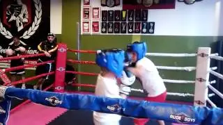 Club de boxeo. Martin vs Max. Training Unit Denia.