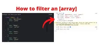 Tutorial: How to filter array in JavaScript
