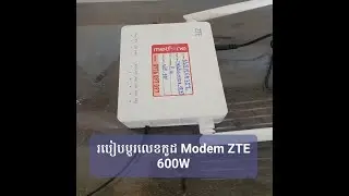 How to change password ZTE600W