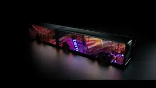 Чудо-автобус. Хотелось бы такое вживую увидеть ночью.