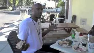 EXCLUSIVE: Lamar Odom Spotted Eating Healthy in Los Angeles
