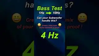 BASS TEST 😀 Can your subwoofer handle this? 😀 
