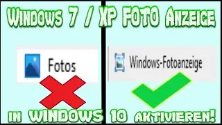 Windows Fotoanzeige in Windows 10 aktivieren (Windows 7-Windows Xp tool) | Technik Tutorial
