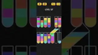 Water Sort Puzzle Level 127 Walkthrough Solution 💦