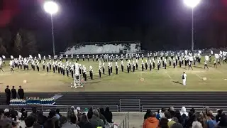UNC Charlotte marching band at Southern Lee Highschool.