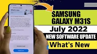 Samsung Galaxy M31s New Software Update 