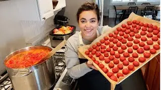 Processing 200 Pounds of Tomatoes!