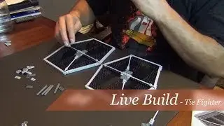 Live Build - Lego Star Wars Tie Fighter Set 