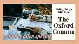 Listing items with the Oxford comma