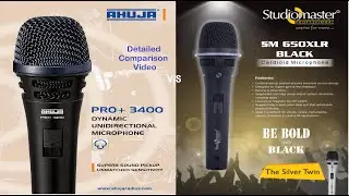 [Tamil Version] Ahuja PRO 3400 VS Studiomaster SM 650XLR Premium&Best microphone detailed Comparison