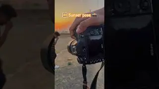 Photo pose Sunset 🌅 📸—— #photoshoot #pose #photoediting #shorts #krrish #photography