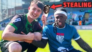 I ROBBED Every Youtuber at BETA SQUAD vs AMP MATCH