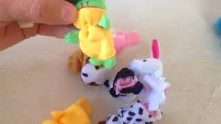 Animal Design Finger Puppet Plush Toy