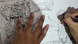 Doodle Art by Junaid Qureshi | YCCE Farewell 2021