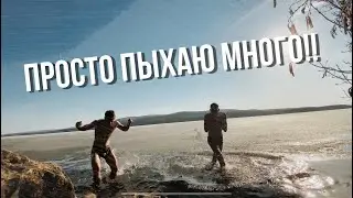 НЫРНУЛ В ЛЕДЯНОЕ ОЗЕРО ЧТОБЫ ВЫЖИТЬ ЧЕЛЛЕНДЖ!! Озеро или смерть!