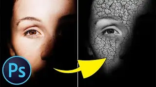 Cracked Skin Effect - Photoshop Tutorial