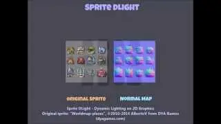 Sprite DLight - Instant normal maps for 2D graphics - Worldmap Places Preview