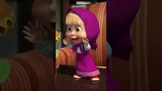 Furioso y con hambre😡😈 #Shorts #mashabear #niños #animación #shortsfeed