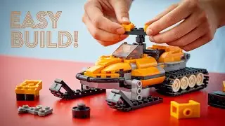 Lego City 60032 Arctic Snowmobile Speed Build Review