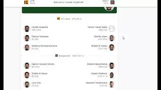 ICC MENS WORLD CUP 2023 SRILANKA VS BANGLADESH MATCH SUMMARY.