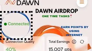 DAWN AIRDROP CLAIM: HOW TO EARN MONEY FROM INTERNET CONNECTION || claim your dawn airdrop tokens