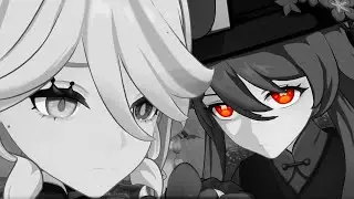 Hu Tao scares Furina - Genshin Impact 4.4 #genshinimpact #genshinmemes